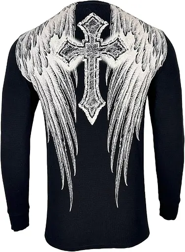 Футболка с длинным рукавом Xtreme Couture by Affliction Men's Thermal Shirt Dagger 3XL - фото 2