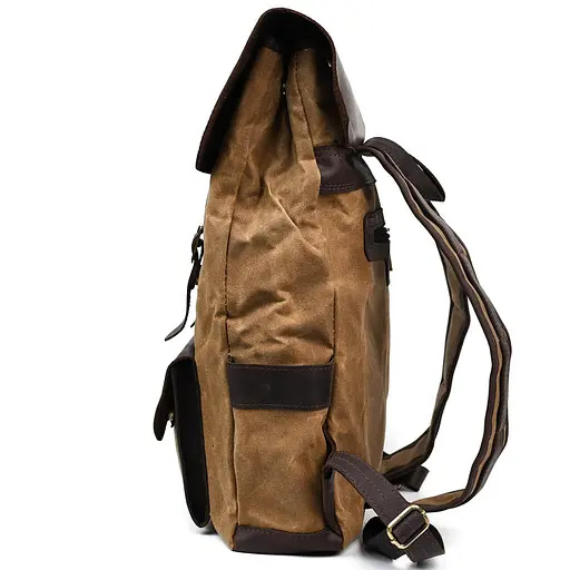 Шкіряний чоловічий рюкзак TARWA 42х33х12 см nsa0001342 - фото 4