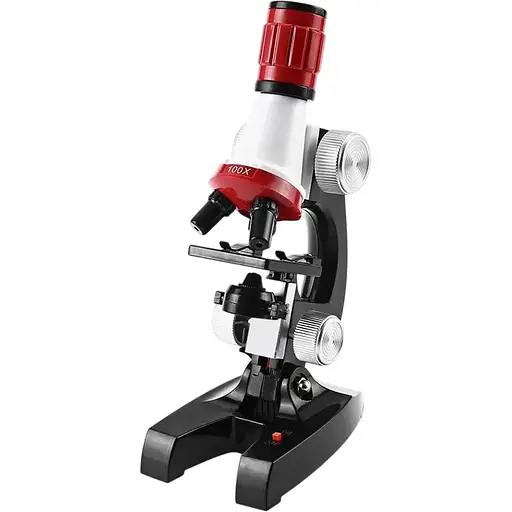 Набір Chanseon 1412 дитячий мікроскоп для школяра 1200х + біологічні зразки  - фото 2