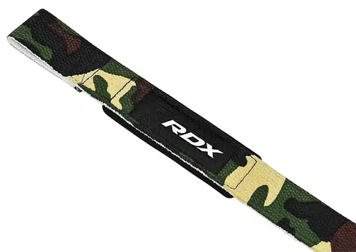Лямки для тяги RDX W1 Gym Single Strap Camo Green Plus (WAN-W1CGN+) - фото 6
