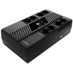 Источник бесперебойного питания NJOY Token 600 (UPCSBLS660TTOAZ01B) - фото 2