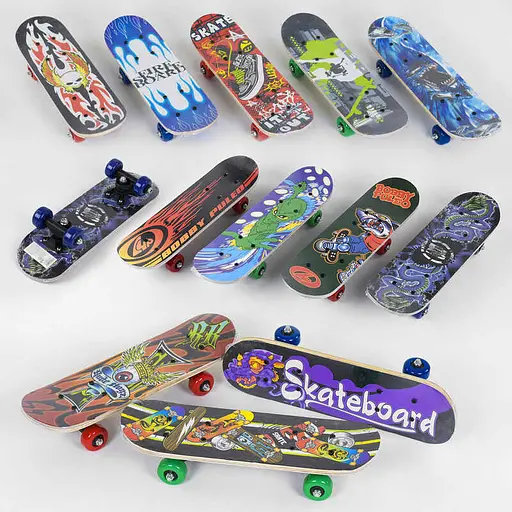 Скейт, колеса діаметр 5 см, PVC, довжина дошки 43 см, F22223 (В асортименті) - фото 9