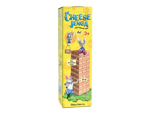 Настольная игра Strateg Cheese Jenga