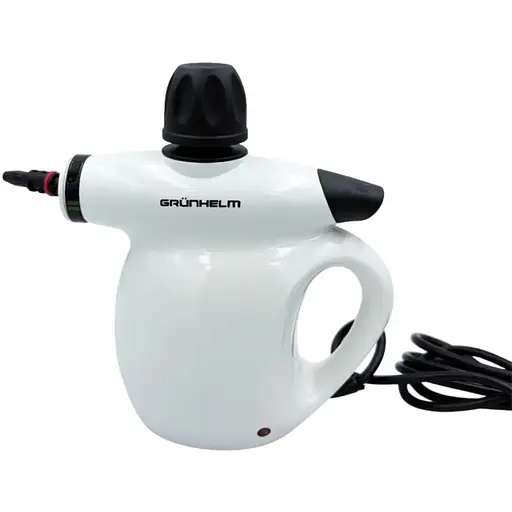 Пароочиститель ручной Grunhelm GSTC351 бойлер 350 мл 9 аксессуаров (146004)