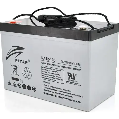 Акумулятор Ritar AGM RA12-100S, Gray Case, (12V 100.0Ah)