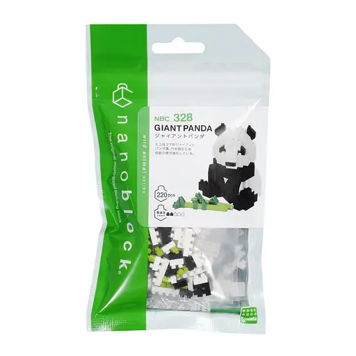 Конструктор Nanoblock Большая панда 220 элементов (124115)