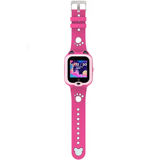 Смарт годинник-телефон дитячі Wonlex KT22 4G камера прослуховування геозона WI-FI GPS SIM Pink (17005) - фото 3