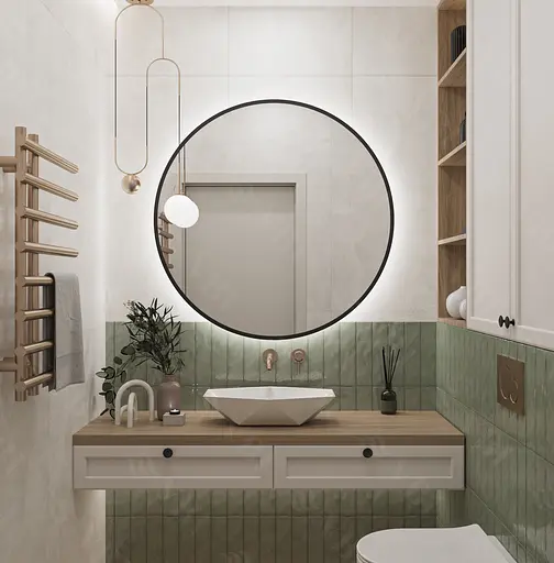 Умивальник VBI Venezia S white накладний VBI-012401, Білий - фото 4