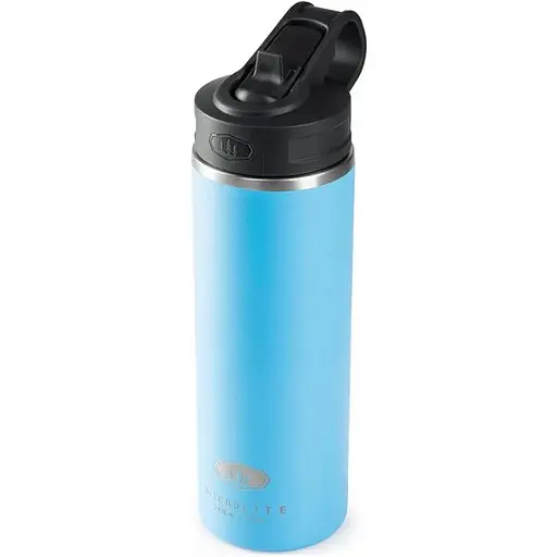 Термобутылка GSI Outdoors 710 Microlite Bottle Straw Top Голубой (1099-67802)