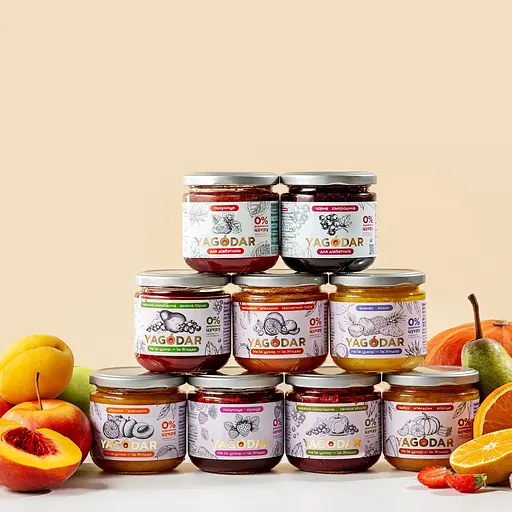 Набор ассорти джемов Yagodar все вкусы 30 шт - фото 3