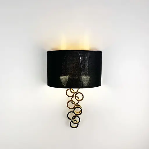 Бра в черном цвете Curtis Line F WMJ 32 BK - фото 1