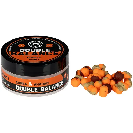 Бойли Brain Double Balance Double Fruit (cлива + ананас) 8+6х10 mm