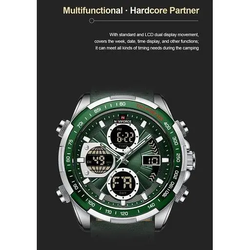 Часы мужские наручные Naviforce Fly ArmyGreen - фото 6