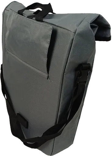 Велосипедная сумка Bikemate на багажник с дождевиком 22L серая sum0028926 - фото 5