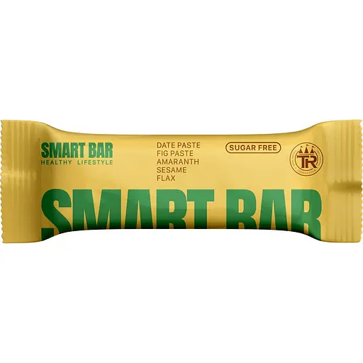 Батончик Smart Bar фініковий з інжиром, амарантом та насінням кунжуту і льону 40 г