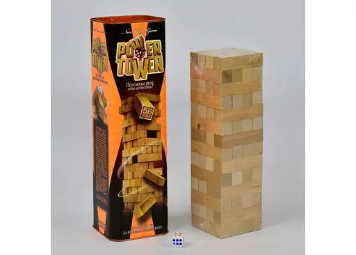 Настольная игра Danko Toys Дженга (Power Tower) (укр.) (РТ-01U) - фото 3