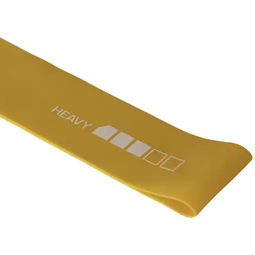 Резинка для фитнеса York Fitness Heavy, желтый - фото 5