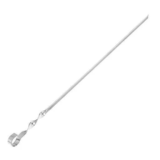 Шампур кутовий із харчової нержавіючої сталі 55 см (товщина 1 мм), Wood&Steel 84127 - фото 4