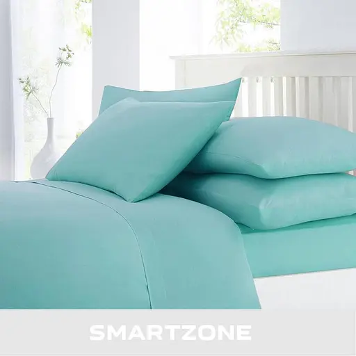 Простирадло класичне 180х214 см бязь блакитного кольору 327560