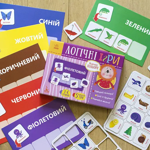 Логічна гра Ranok Creative Вивчай кольори 24 картки 918001 - фото 2