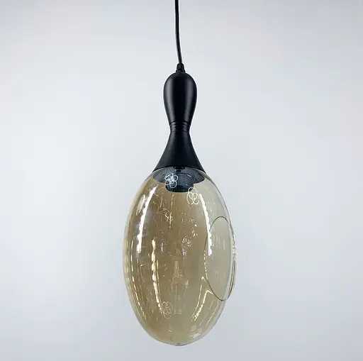 Підвісний світильник з видовженим плафоном двох кольорів | Арт. 11813/1 | Line F - фото 3