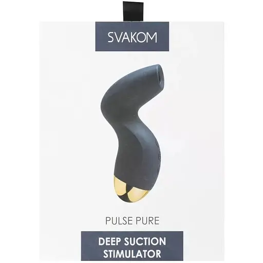 Вакуумний кліторальний стимулятор Svakom Pulse Pure Navy Blue - фото 8