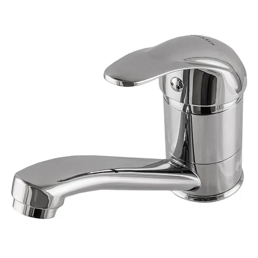 Змішувач для умивальника EcoMix E-GEZ-103M-WH Хром - фото 3