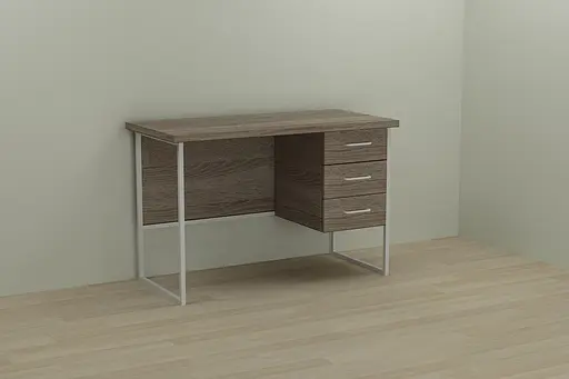 Комп'ютерний стіл Ferrum-decor Гаррі 75x120x60 білий ДСП Дуб Сонома Труфель 32мм (FRD-104057)