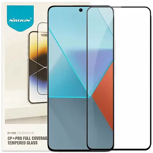 Защитное стекло Nillkin (CP+PRO) для Xiaomi Poco X6 / Note 13 Pro 4G/5G / 14s Черный - фото 2