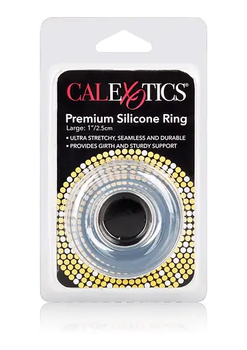 Эрекционное кольцо CalExotics Premium Silicone Ring Large прозрачный - фото 5