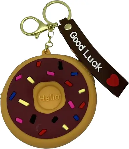 Гаманець силіконовий Донат, 9 см