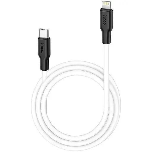 Кабель Hoco Type-C to Lightning Silicone PD charging data cable X21 Plus 1 м 3A 20W