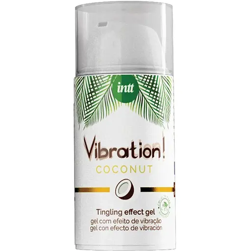 Жидкий вибратор Intt Vibration Coconut Vegan 15 мл кокосовый аромат 100% вега