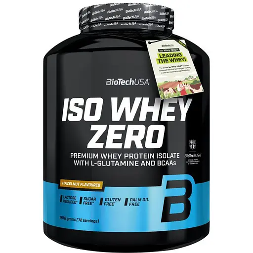 Протеин BiotechUSA Iso Whey Zero Hazelnut 1.816 кг