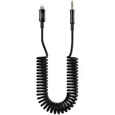 Адаптер XO NB-R255A Lightning to 3.5 мм Чорний - фото 1