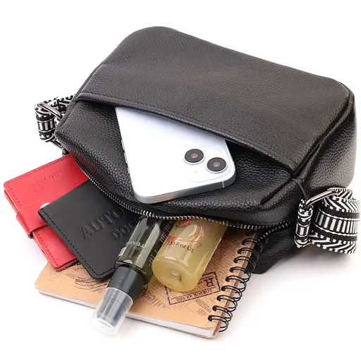 Кожаная женская сумка Vintage 20.5х14х8.5 см sum0026558 - фото 10