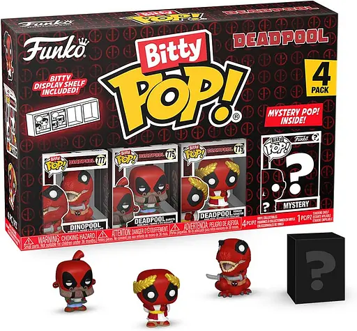 Набір Фігурок Bitty Pop Marvel Дедпул Deadpool 4 Pack 3 см BP D 4P1