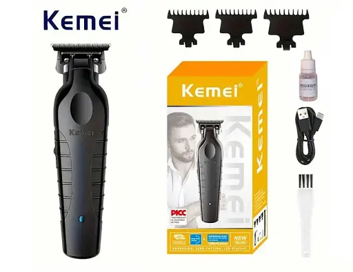 Профессиональный аккумуляторный триммер Kemei KM-2299 с керамическим ножом