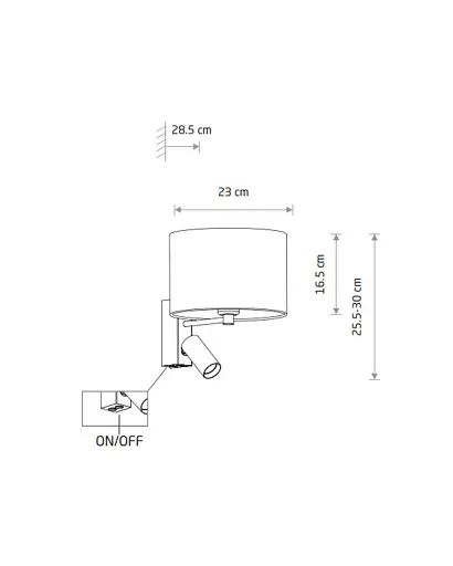 Бра, настенный светильник Nowodvorski 11654 Santana A E27|GU10 (R35) 10W|10W IP20 бежевый - фото 5