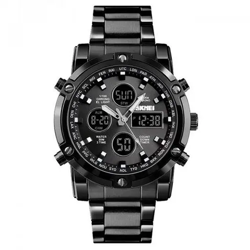 Чоловічий наручний годинник Skmei Molot Limited AllBlack (Чорний)