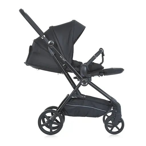 Детская прогулочная коляска-книга El Camino ME 1138 Spin 360 Black Черная - фото 4
