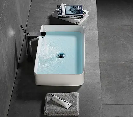 Умывальник Rea Denis накладной белый REA-U4800, Белый - фото 8