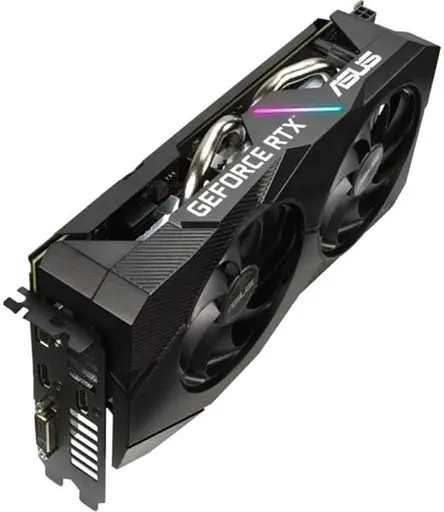 Видеокарта ASUS RTX 2060 6Gb Dual OC (DUAL-RTX2060-O6G) (GDDR6, 192 bit, PCI-E v3.0) Б/у - фото 2