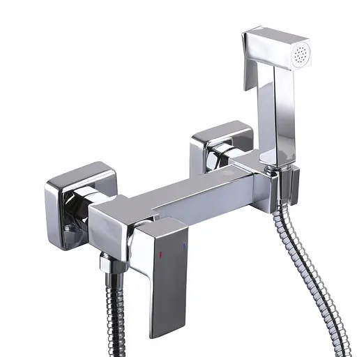 Змішувач для гігієнічного душу зовнішнього монтажу 150 мм Domino Malibu DMM-5-106MIX, Хром - фото 4