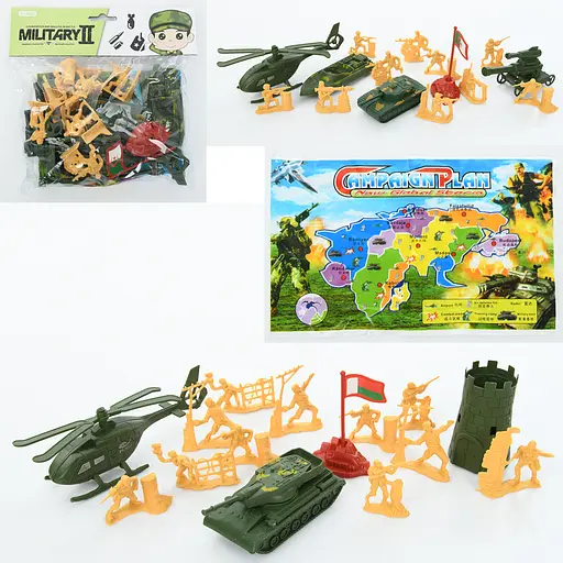 Набір Солдатики, військова техніка, ігрове поле, прапор, 816-14-15 (В асортименті) - фото 2