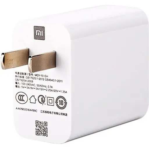 Універсальний зарядний пристрій Xiaomi QC 4.0 Quick Charge 27W MDY-10-EH White (1048523929) - фото 2