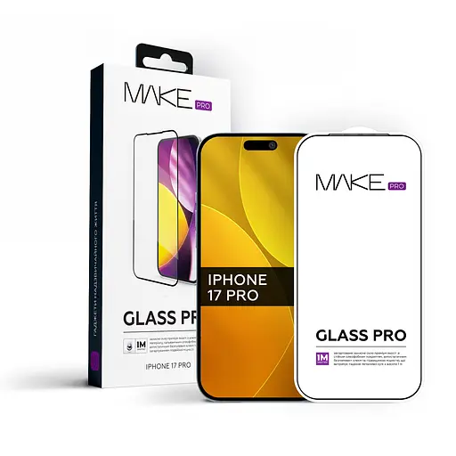 Захисне скло MAKE Pro Apple iPhone 17 Pro