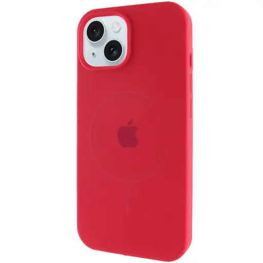 Чохол Epik Silicone Case Full Protective AA with MagSafe для Apple iPhone 15, 6.1 Червоний/Deep Red