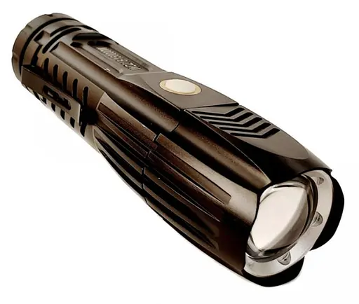 Светодиодный ручной аккумуляторный фонарь Yajia WD-218 переносной качественный фонарик Zoom Зум 18650 - фото 2