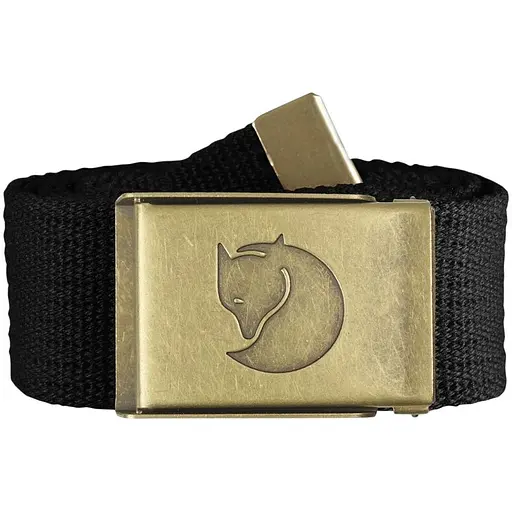 Пояс Fjallraven Canvas Brass Belt 4см Black (1004-77297.550)